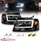 Led Bar 2004-2008 Ford F150 Black Housing Projector Headlights New. Price: $185.15.