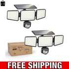 Philips Solar Security Light Outdoor, 196 Led Wall-mounted Flood W/pir Mot New. Price: $47.49.