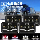 4PCS 4X6" Headlights Drl Sealed Beam Lamp For Western Star 4900 Semi Truck New. Price: $68.00.