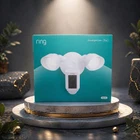 New Ring Floodlight Wired Plus Surveillance Camera - White (free Shipping). Price: $108.99.