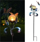 Vcuteka Solar Lights Outdoor Metal Garden Stake Waterproof Crackle Butterfly New. Price: $51.46.