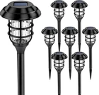 Solpex Solar Lights For Outside, Outdoor Pathway Garden 8 Pack, Cold White New. Price: $48.00.
