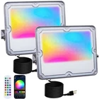 Meekbos Rgb Led Flood Lights Outdoor,color CHANGING,30W 30W(2 Pack), Gray New. Price: $31.64.
