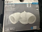 Commercial Electric Dusk Dawn Sensor White - Exterior Outdoor Led Flood Light Open. Price: $21.99.