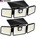 Incx Solar Lights Outdoor Waterproof, 3000 Lm 156 Led Motion 2 Pcs, Black New. Price: $33.96.