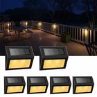 Solar Lights Led Rainproof Black Metal Housing 6 Pack Stairs Deck Path Xlux Yard New. Price: $51.99.