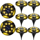 Okejunye Solar Ground Lights Outdoor Waterproof, 8 Pack 12 Leds Garden New. Price: $62.78.