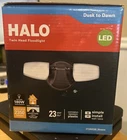 New Halo FT28VCIB 90-WATT 180 Bronze Integrated Led Flood Light Dusk To Dawn Open. Price: $21.99.