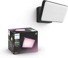 Discover Outdoor Smart Flood Light Fixture, Black - 15W, White And Color Ambianc New. Price: $280.99.