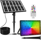 Cly Color Changing Solar Lights With Remote, IP66 Waterproof Outdoor Flood New. Price: $53.20.