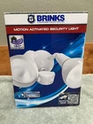 Brinks Outdoor Motion Activated 2-LIGHT Security Flood 180 Degree White #7141W New. Price: $19.99.