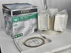 Defiant 180 Degree White Motion Activated Led Security Flood Light MST18920DLWDF Open. Price: $39.99.