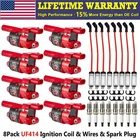 Super Performance UF414 Ignition Coil+spark Plug+wire Chevy Gmc 5.3L 6.2L V8 New. Price: $129.99.