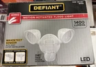 Maxdetect 240 Motion Sensing Wired Outdoor 2-HEAD Led Security Floodlight Open. Price: $35.00.