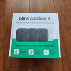 Blink Outdoor 4 Battery Powered 3-CAMERA Security System New. Price: $119.99.