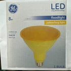 Yellow Bug Light 8W Ge Led Long Life/low Energy Par 38 Bulb Type New. Price: $13.99.