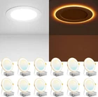 12 Pack 6 Inch 5CCT Led Recessed Ceiling Light 2700K-5000K With Night New. Price: $79.98.
