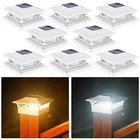 2/4/6 Pack Solar Post Deck Lights Outdoor Garden Fence Landscape Lamp Vinyl New. Price: $39.99.