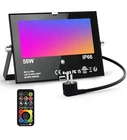 Led Flood Lights Outdoor 50KWH/1000 6-PACK Rgb+ Warm White By Hydong 3162288 New. Price: $81.96.