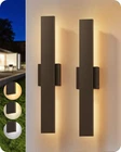 Edishine 2 Pack Led Outdoor Wall Lights DIMMABLE,3CCT,IRON&PC,OIL Rubbed Bronze New. Price: $109.99.