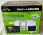 Nature Power Solar Security Camera Light 1600 White Led Dual Head Motion Sensor New. Price: $37.00.