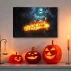 Northlight Led Spooky Halloween Jack-o-lanterns Canvas Art 15.75" X 23.5" New. Price: $22.49.
