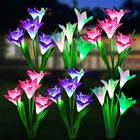 Wdtpro Solar Lights Outdoor Garden Decorative 6 Pack Waterproof With 24 Lily New. Price: $43.86.