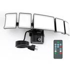 Olafus 120W Plug In Flood Lights Dusk To Dawn Led Outdoor With Remote, ... New. Price: $112.06.