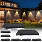 Audles Solar Fence Lights Outdoor, 3 Modes Warm/neutral/cool White Powered For New. Price: $57.16.