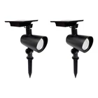 Taylor Solar Powered Black Cast Metal Color Lock Led Spotlight 150 Lumens 2 Pack New. Price: $63.79.