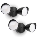 Dual Head Floodlight 2500 Lumen 32W 28 Led Waterproof 5000K Black 2-PACKS New. Price: $104.99.
