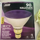 Feit Electric PAR38 Halogen Flood Light Bulb 90W Purple 120V Indoor Outdoor New. Price: $14.48.