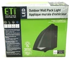 Eti 10" Led Wall Pack Light Outdoor Security Dusk Dawn Sensor 100W Integrated Open. Price: $49.99.
