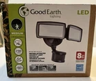 Good Earth Lighting SE1291BP202LF0G Motion Activated Security Black - IP65 New. Price: $41.52.