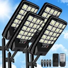 Jwt 4 Pack Solar Street Lights Outdoor Waterproof - Powered Flood New. Price: $104.58.