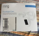 New Ring Floodlight 1080P Hd Wired Motion-activated Security Camera White. Price: $99.95.