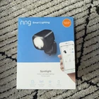 Ring 400LM Smart Wireless Spotlight - Black New. Price: $19.99.