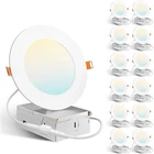 12 Pack 4 Inch 5CCT Ceiling Led Recessed Dimmable Panel Light With Junction Box New. Price: $66.99.