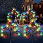 Pcs 40 Led Christmas Solar Pathway Lights Outdoor Decoration 28" ... New. Price: $36.47.