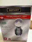 Brand New Defiant Black Motion Security Light - 200 Lumen Led Activated. Price: $5.99.