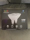 New Bluex Led PAR38 Flood Light Bulb, 18W (120 Equivalent), Pack - Purple Open. Price: $10.00.