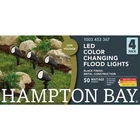 Hampton Bay Millennium Black 50W Led Outdoor Landscape Flood Light (4-PK) New. Price: $97.88.