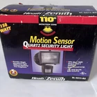 Heath Zenith Motion Sensor Security Light 110 Degree Detection Zone. Open Box. Price: $14.95.