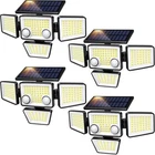 Solar Outdoor - 3000LM 188 Led Motion Sensor Lights, 4 Heads I... New. Price: $76.46.