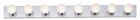 Used Nuvo Lighting SF77/195 Eight Bath VANITY-48 Inches Wide By 4.75. Price: $59.49.