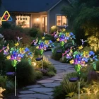 Aureate Horizon Solar Garden Lights Outdoor 4 Pcs, Colorful Butterfly New. Price: $43.06.