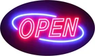 Ultra Bright Led Open Sign With 12 Animations - Red & Blue 32" Neon Look New. Price: $358.99.