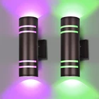Smart Outdoor Wall Lights Color Changing Pack, RGB+2700K-6500K Modern Exter... New. Price: $190.09.