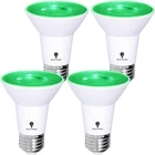 4 Pack Bluex Led PAR20 Flood Green Light Bulb - 8W (65WATT Equivalent) Damp Ra New. Price: $27.79.