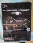 Star Bright Led Laser Flood Light Multicolor Remote Control Ground Stake New. Price: $22.00.